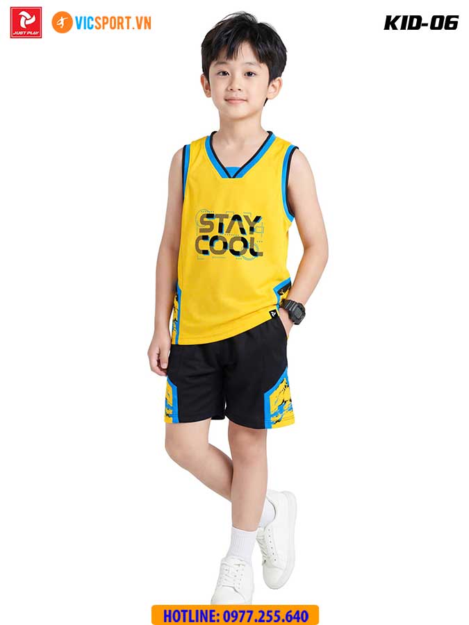 Quần áo thể thao trẻ em JustPlay KID 06 - Hình ảnh 56