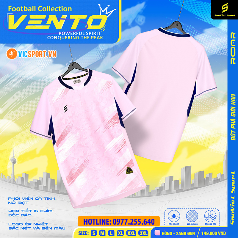 Áo đá banh không logo SV Vento - Hình ảnh 8
