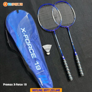Cặp vợt cầu lông Promax X-Force 19 đan sẵn