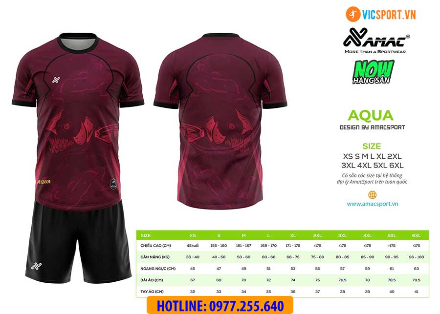 Áo đá banh thiết kế Amac Aqua - Hình ảnh 22