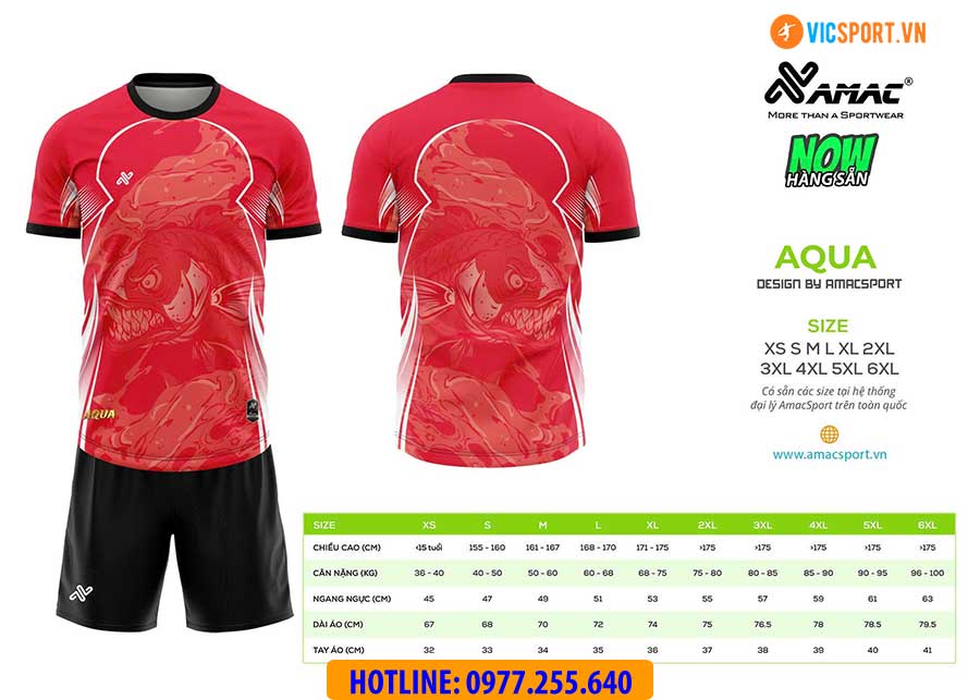 Áo đá banh thiết kế Amac Aqua - Hình ảnh 21