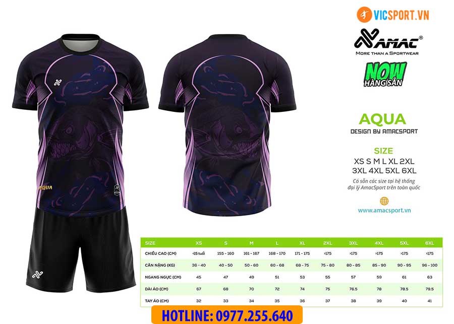 Áo đá banh thiết kế Amac Aqua - Hình ảnh 19