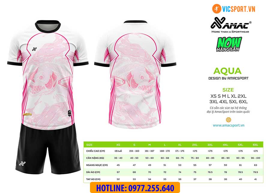 Áo đá banh thiết kế Amac Aqua - Hình ảnh 17