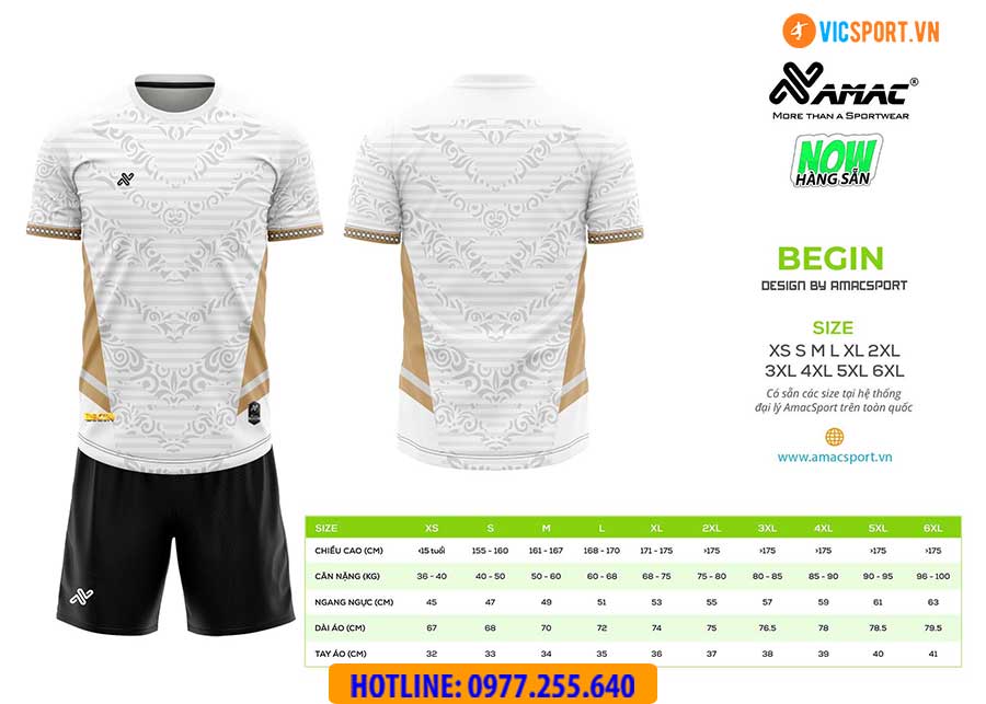 Áo đá banh thiết kế Amac Begin - Hình ảnh 17