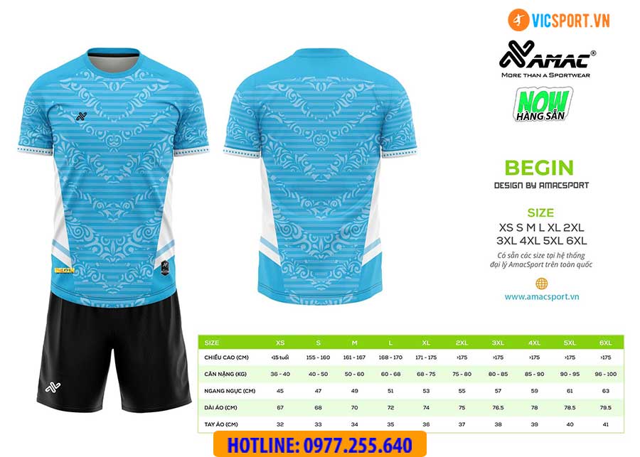 Áo đá banh thiết kế Amac Begin - Hình ảnh 20