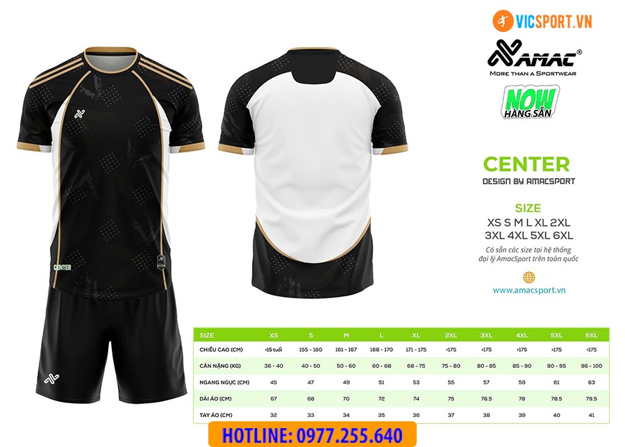 Áo đá banh thiết kế Amac Center - Hình ảnh 22