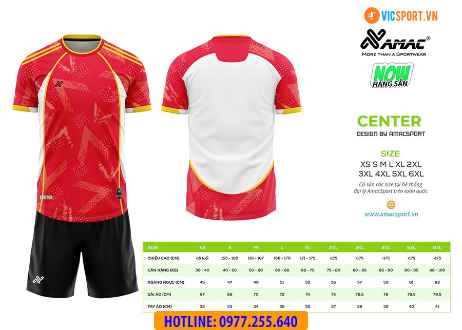 Áo đá banh thiết kế Amac Center - Hình ảnh 21