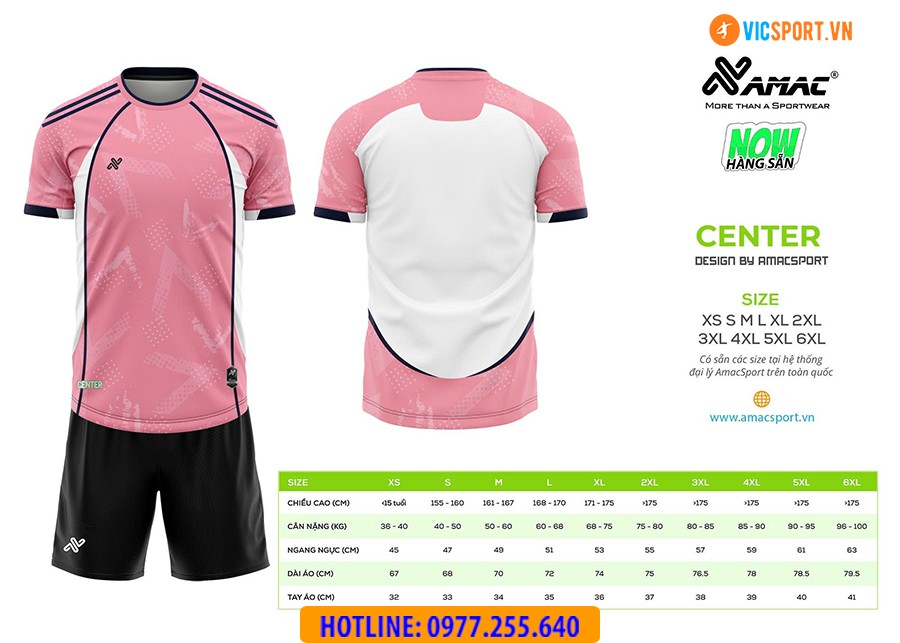 Áo đá banh thiết kế Amac Center - Hình ảnh 20