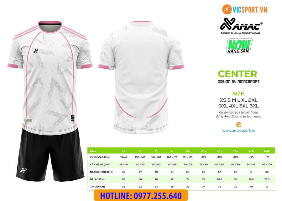 Áo đá banh thiết kế Amac Center - Hình ảnh 17