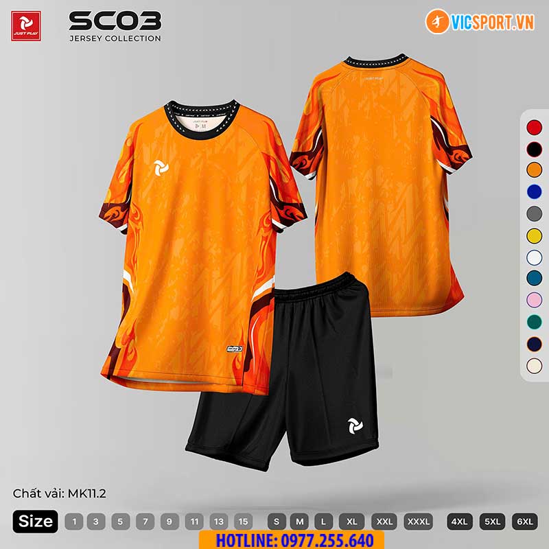 Áo đá banh thiết kế Just Play SC03 - Hình ảnh 8