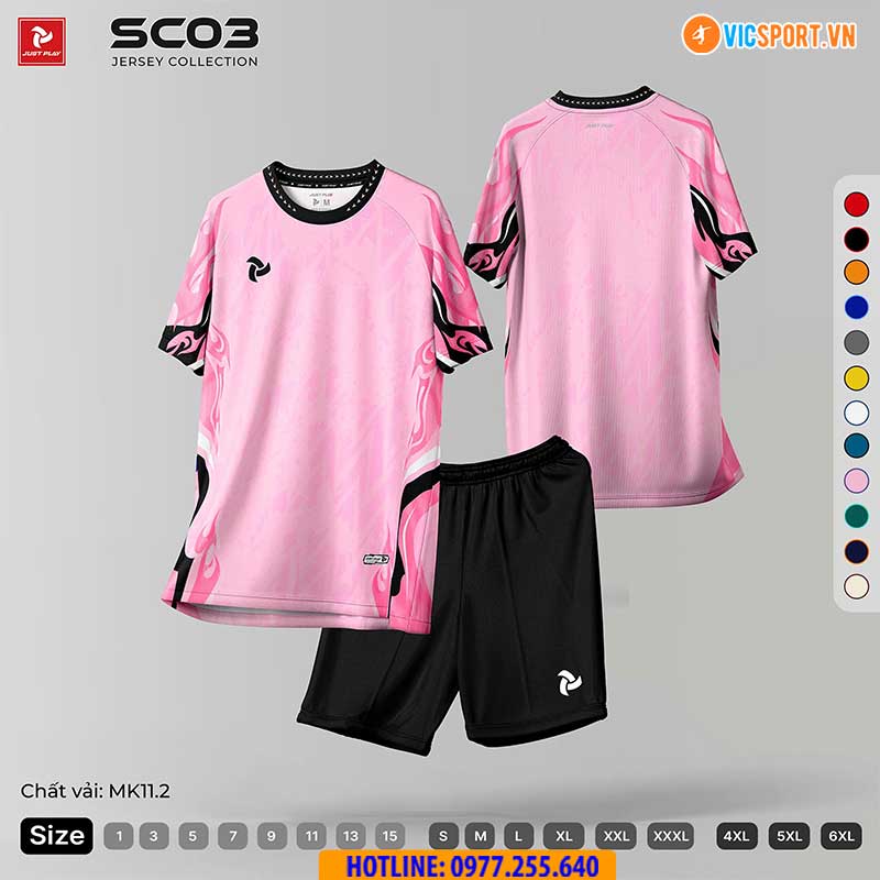 Áo đá banh thiết kế Just Play SC03 - Hình ảnh 15