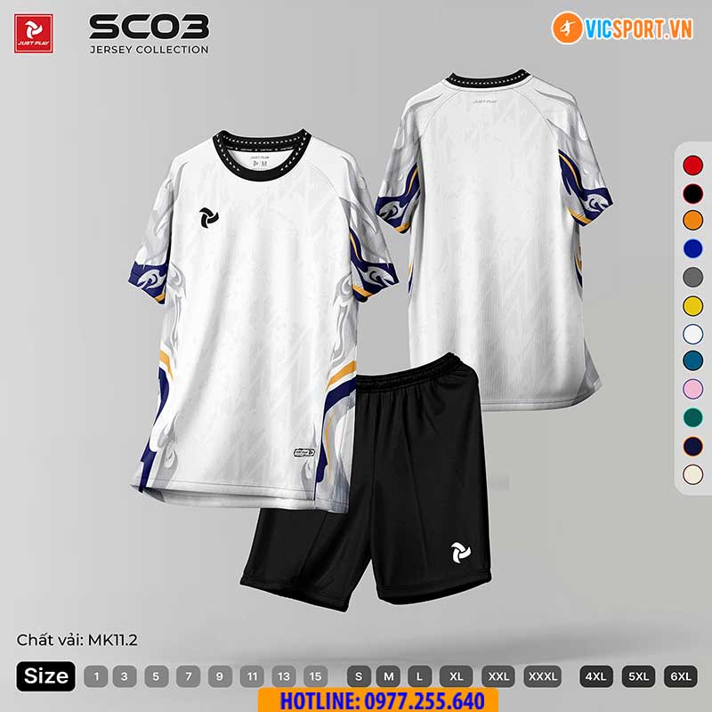 Áo đá banh thiết kế Just Play SC03 - Hình ảnh 12