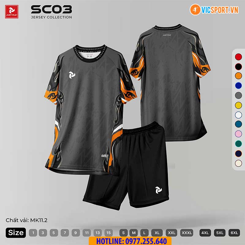 Áo đá banh thiết kế Just Play SC03 - Hình ảnh 18