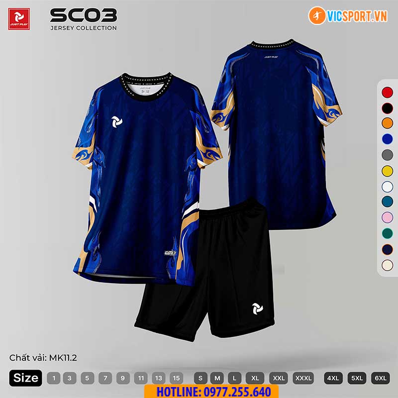 Áo đá banh thiết kế Just Play SC03 - Hình ảnh 9
