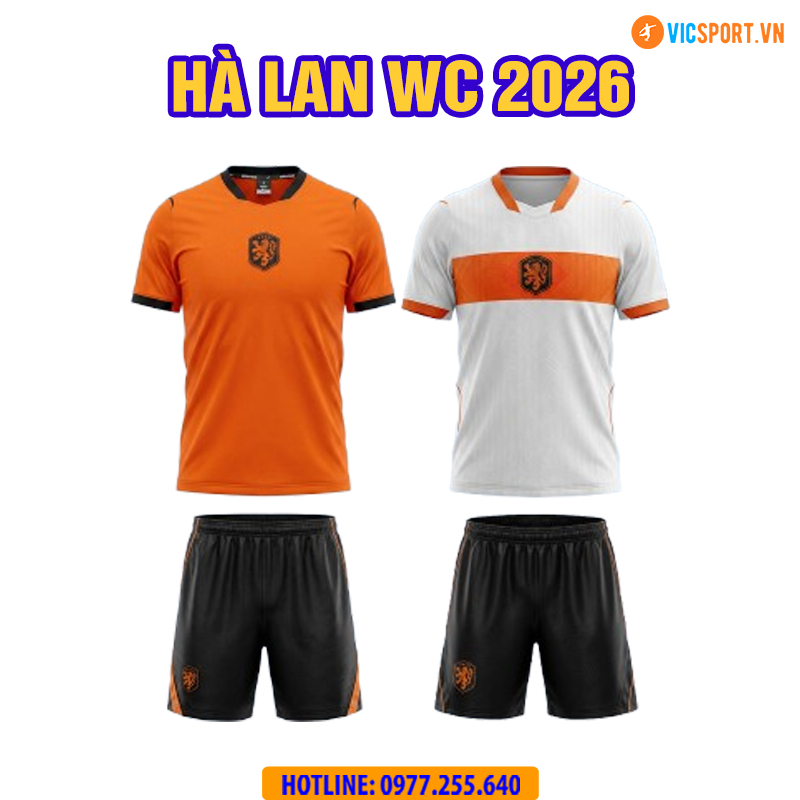 Áo đá banh Strivend đội tuyển Hà Lan WC 2026