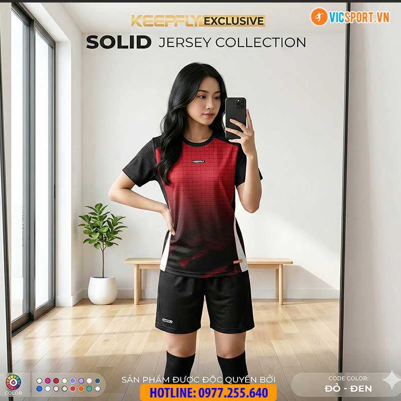 Áo đá banh thiết kế Keepfly Exclusive Solid - Hình ảnh 36
