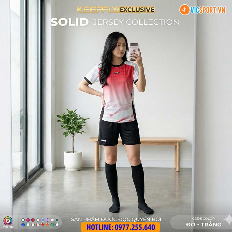 Áo đá banh thiết kế Keepfly Exclusive Solid - Hình ảnh 37