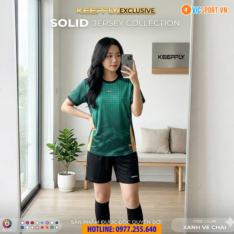 Áo đá banh thiết kế Keepfly Exclusive Solid - Hình ảnh 48