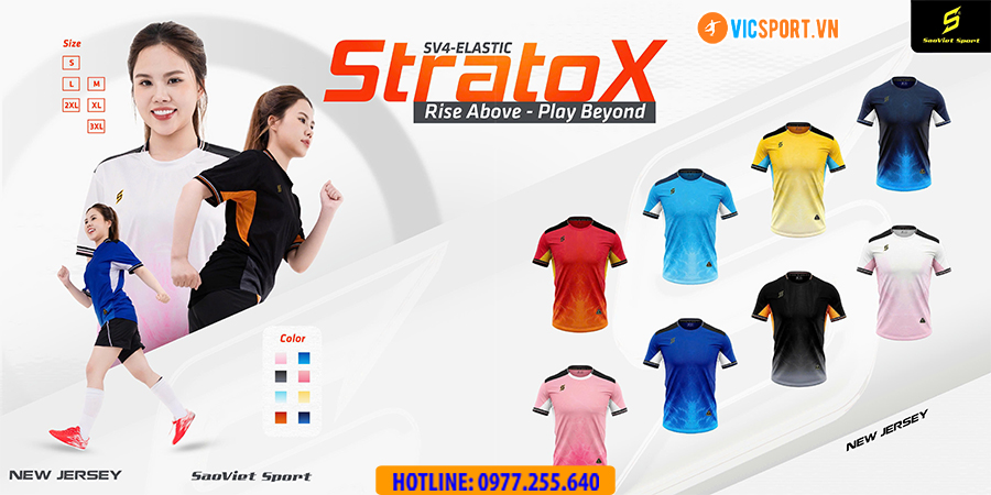 Áo đá banh không logo SV Stratox giá rẻ - Hình ảnh 10