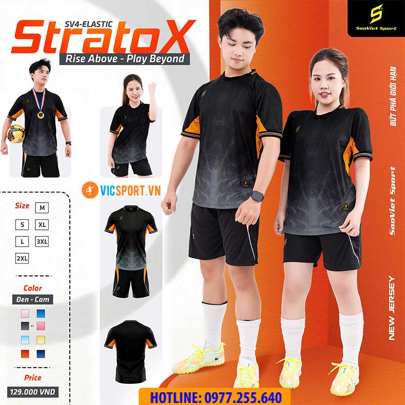 Áo đá banh không logo SV Stratox giá rẻ - Hình ảnh 12