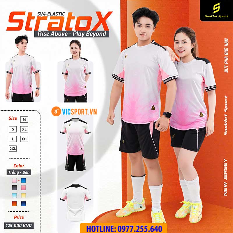 Áo đá banh không logo SV Stratox giá rẻ - Hình ảnh 15
