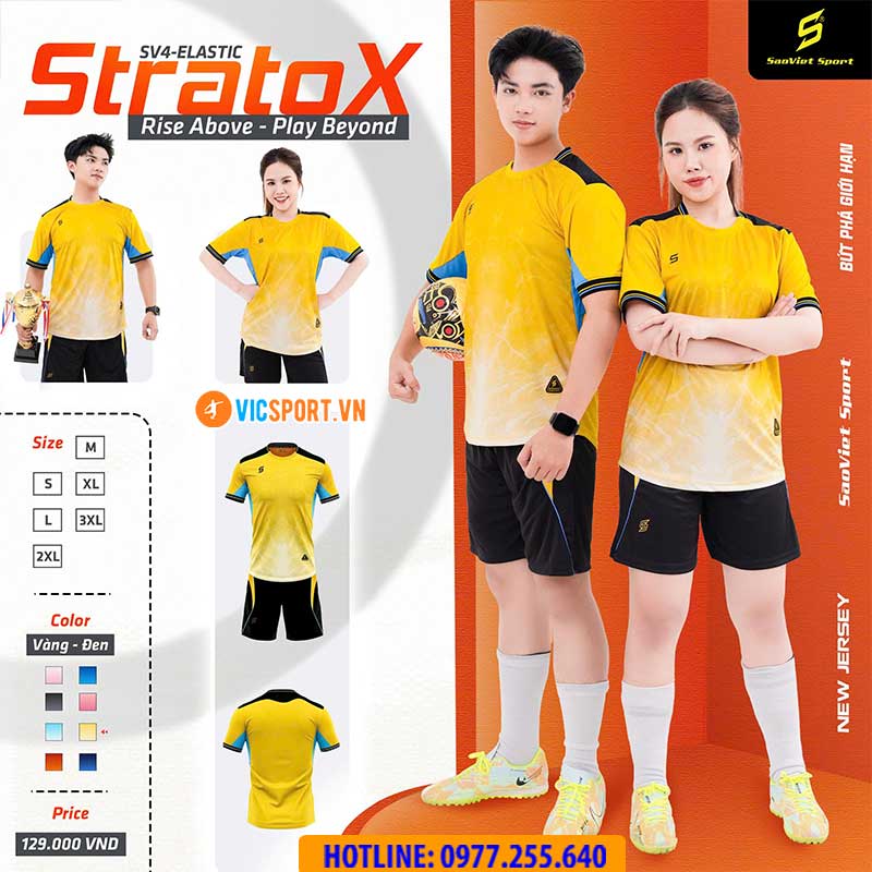Áo đá banh không logo SV Stratox giá rẻ - Hình ảnh 16