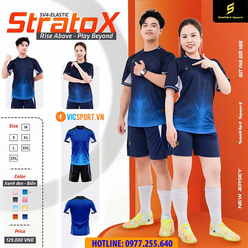 Áo đá banh không logo SV Stratox giá rẻ - Hình ảnh 19