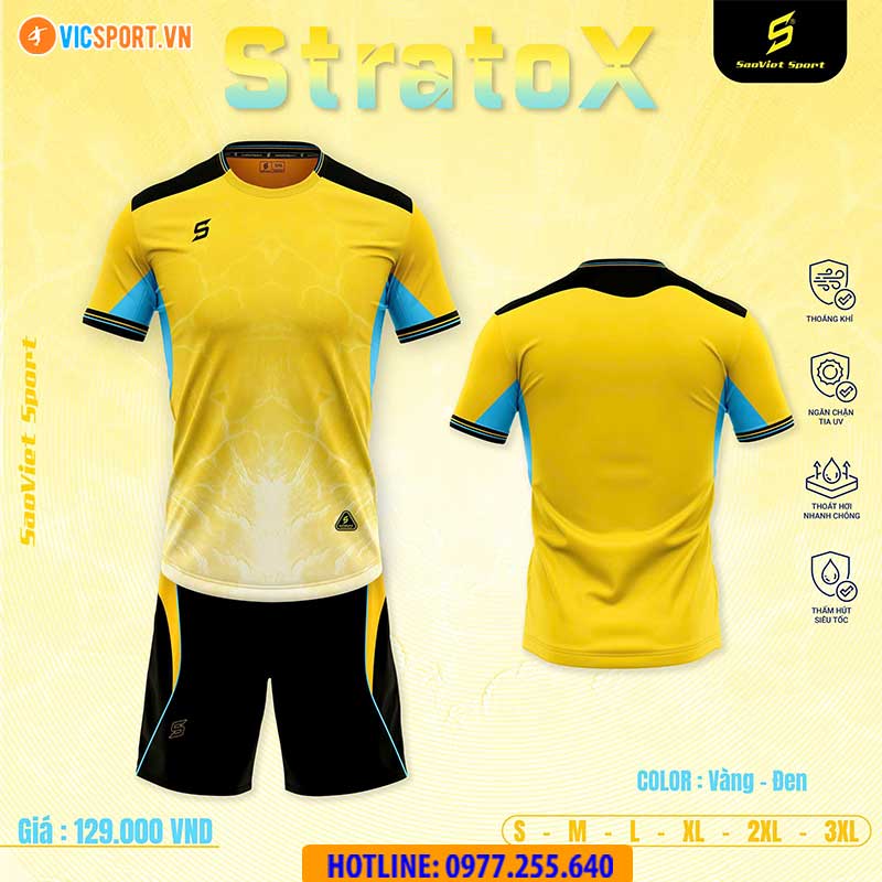 Áo đá banh không logo SV Stratox giá rẻ - Hình ảnh 24