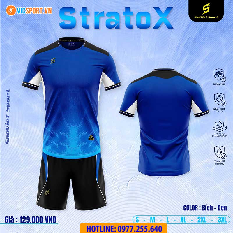 Áo đá banh không logo SV Stratox giá rẻ - Hình ảnh 25