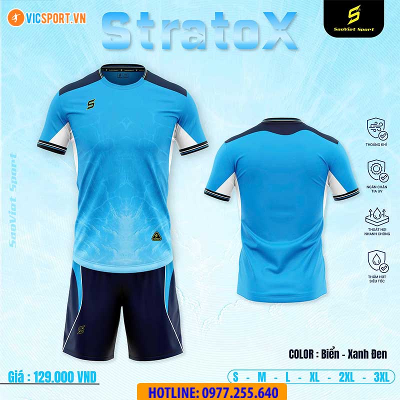Áo đá banh không logo SV Stratox giá rẻ - Hình ảnh 26