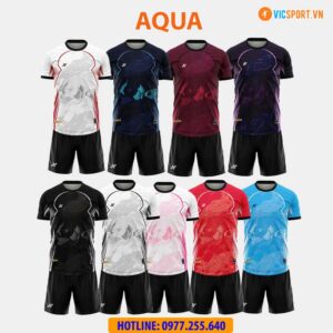 Áo đá banh thiết kế Amac Aqua