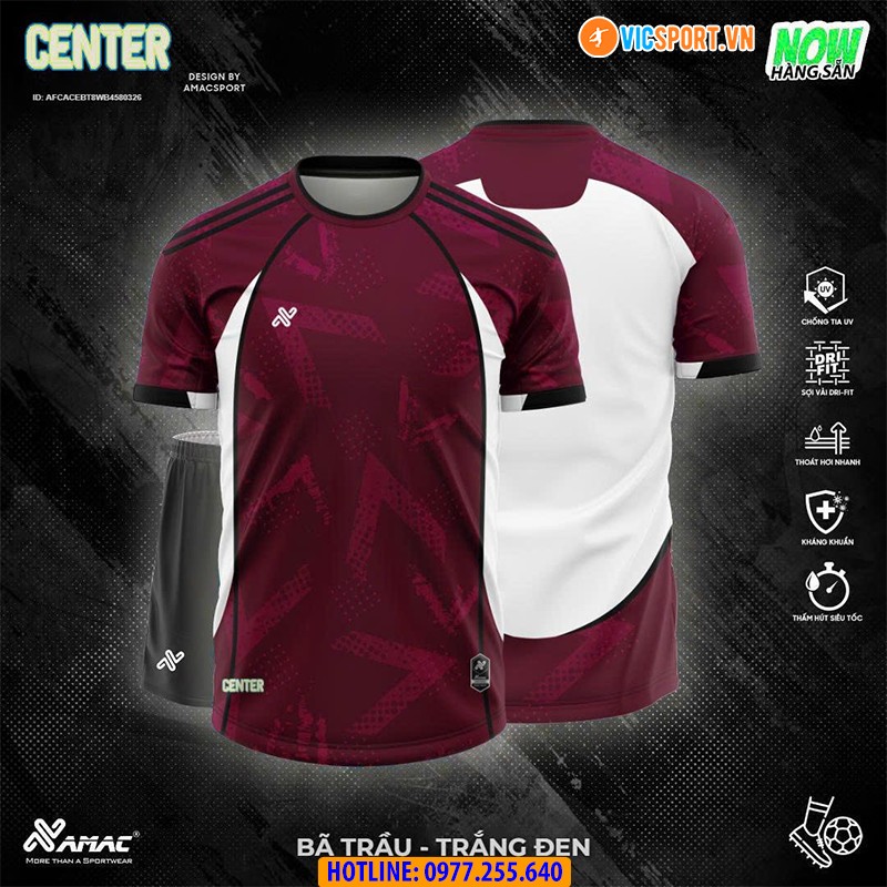 Áo đá banh thiết kế Amac Center - Hình ảnh 6