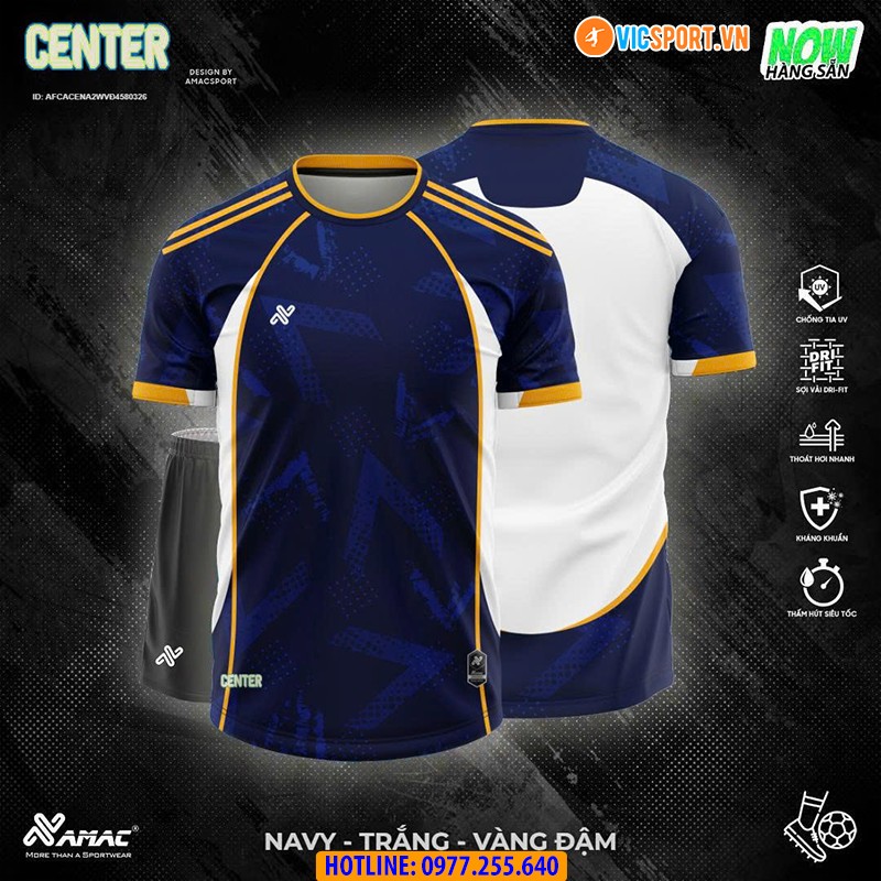 Áo đá banh thiết kế Amac Center - Hình ảnh 10