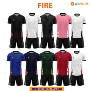 Áo đá banh thiết kế Amac Fire
