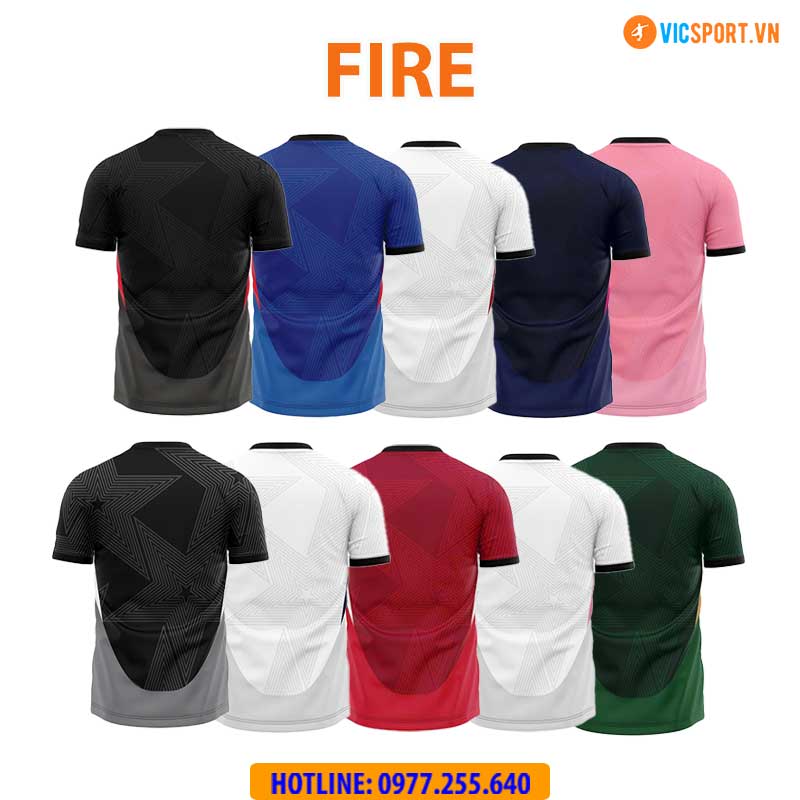 Áo đá banh thiết kế Amac Fire - Hình ảnh 14