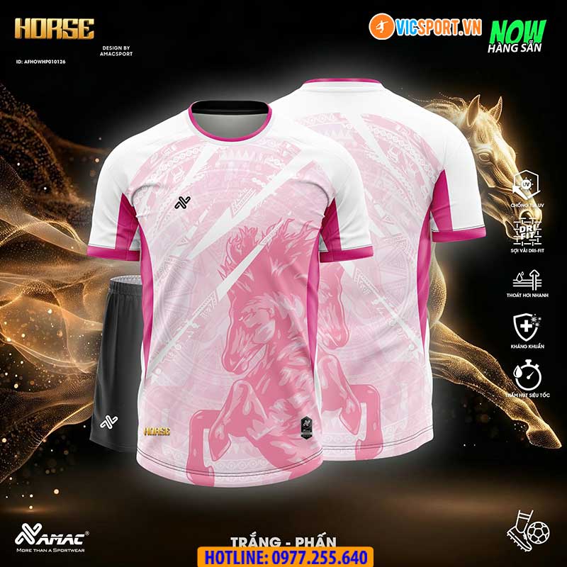 Áo đá banh thiết kế Amac Horse - Hình ảnh 8