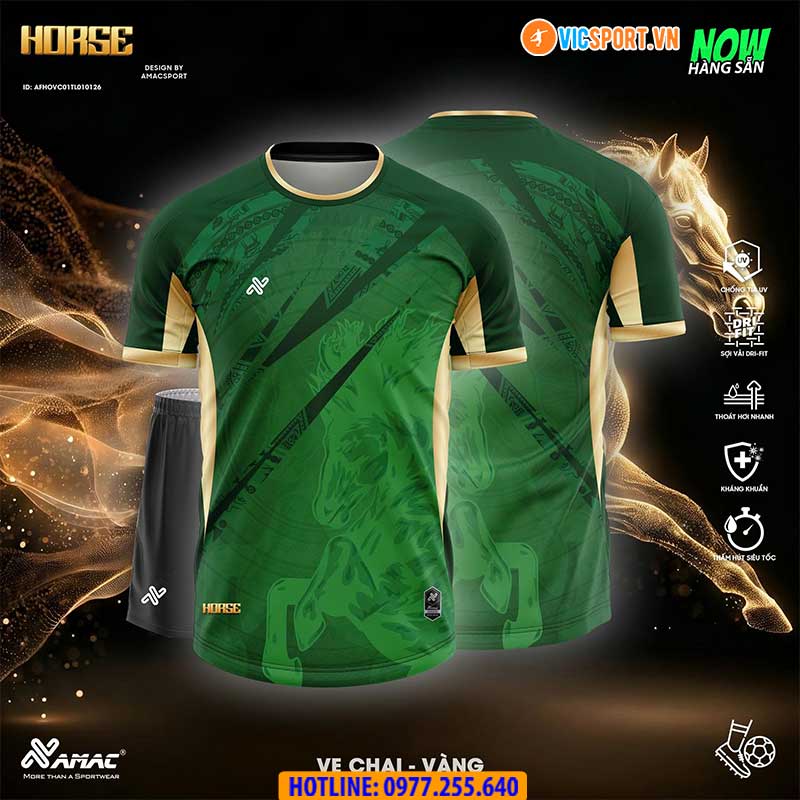 Áo đá banh thiết kế Amac Horse - Hình ảnh 14