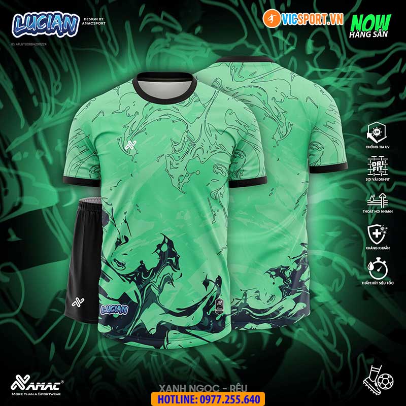 Áo đá banh thiết kế Amac Lucian - Hình ảnh 9