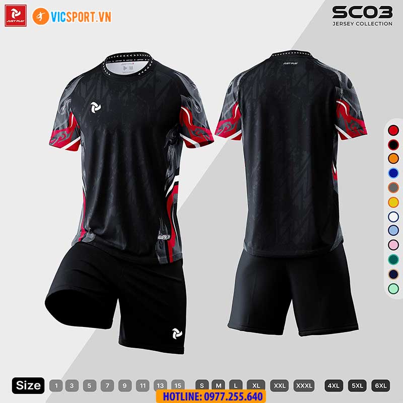 Áo đá banh thiết kế Just Play SC03 - Hình ảnh 33