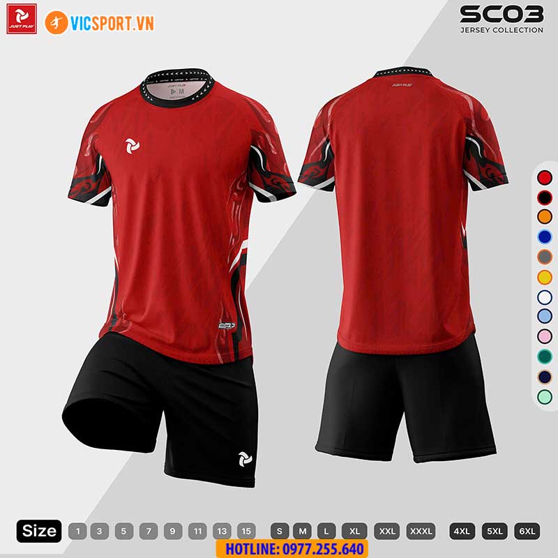 Áo đá banh thiết kế Just Play SC03 - Hình ảnh 34