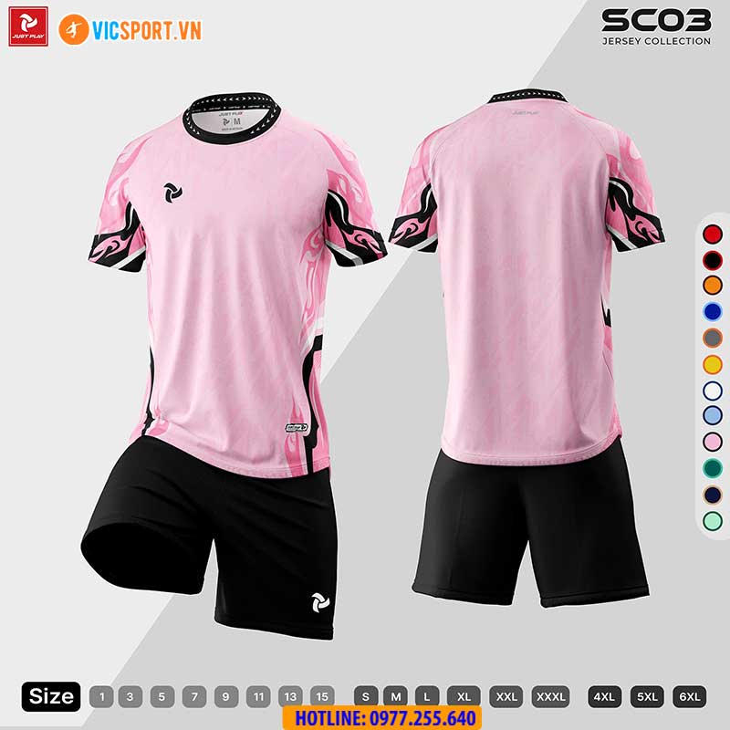 Áo đá banh thiết kế Just Play SC03 - Hình ảnh 35