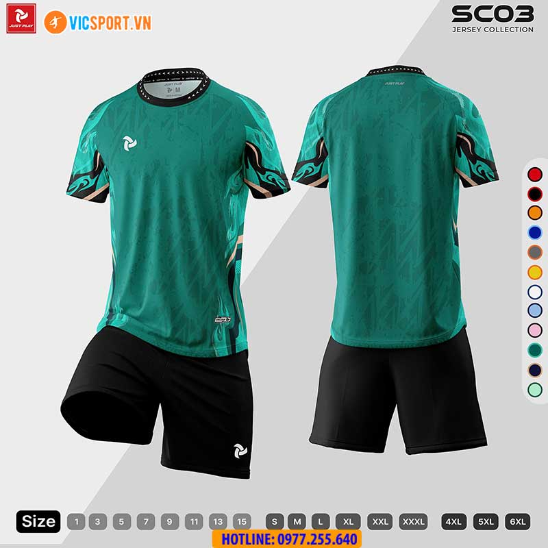 Áo đá banh thiết kế Just Play SC03 - Hình ảnh 36