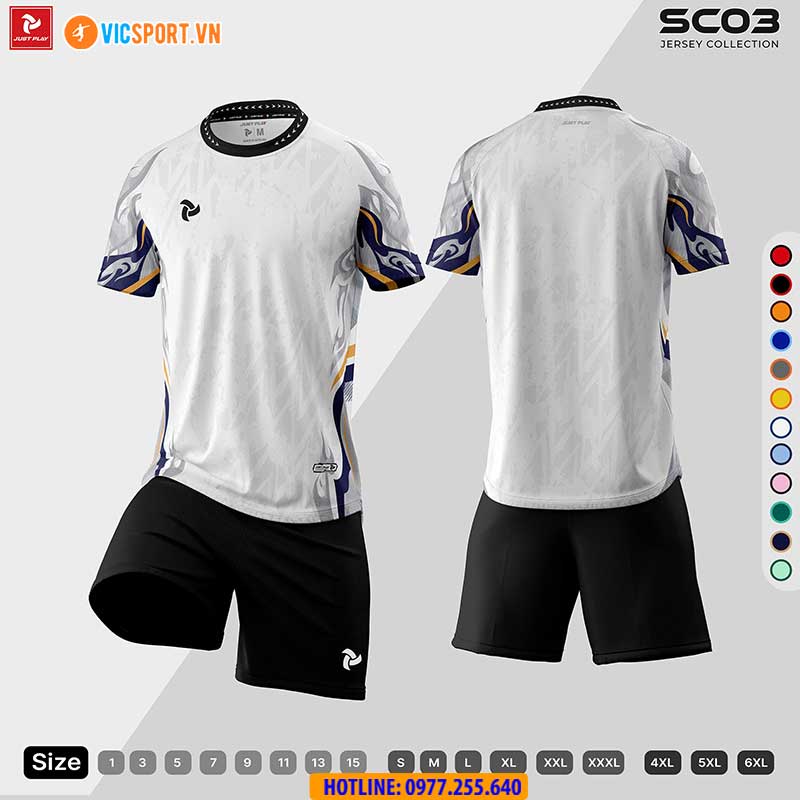 Áo đá banh thiết kế Just Play SC03 - Hình ảnh 37