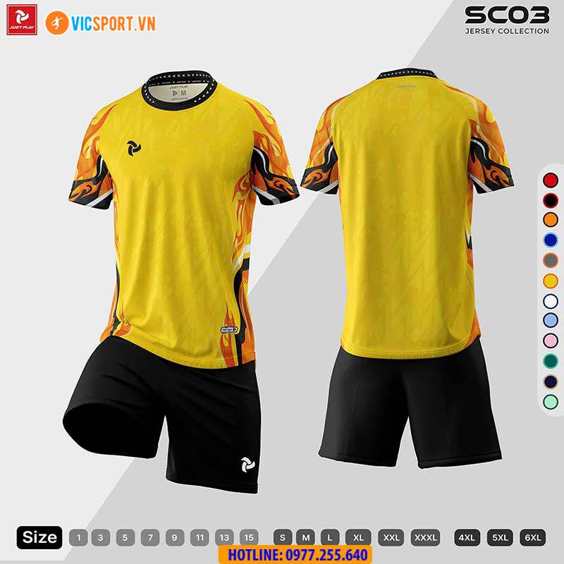 Áo đá banh thiết kế Just Play SC03 - Hình ảnh 38