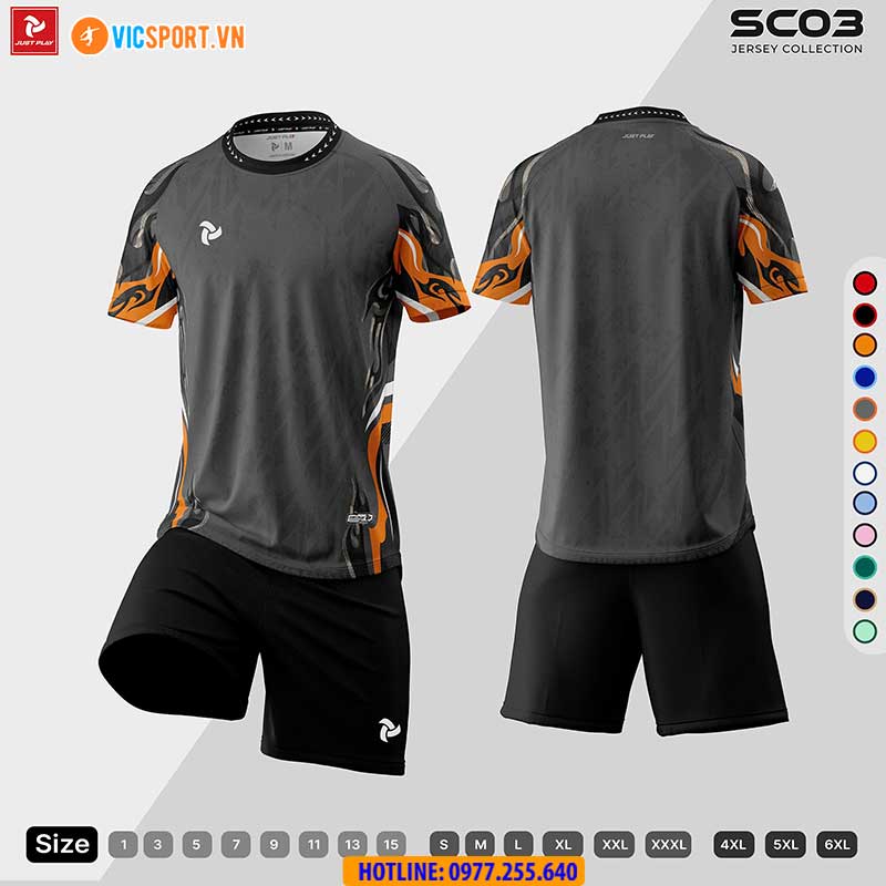 Áo đá banh thiết kế Just Play SC03 - Hình ảnh 39