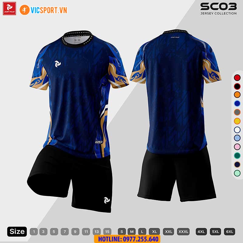 Áo đá banh thiết kế Just Play SC03 - Hình ảnh 42