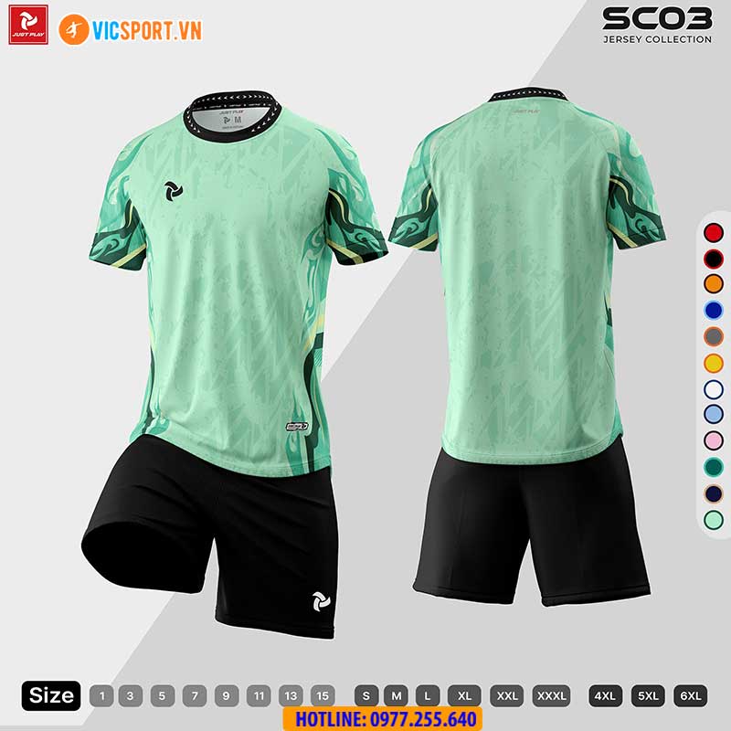 Áo đá banh thiết kế Just Play SC03 - Hình ảnh 43
