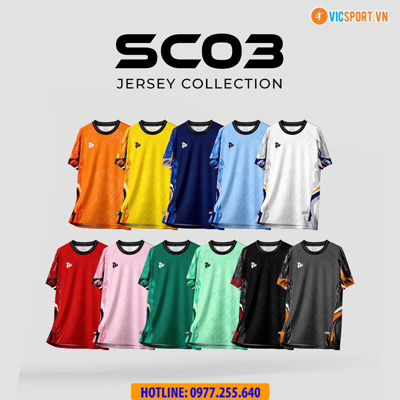 Áo đá banh thiết kế Just Play SC03