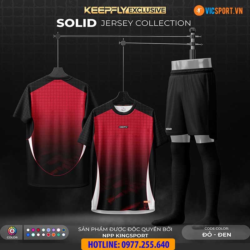 Áo đá banh thiết kế Keepfly Exclusive Solid - Hình ảnh 4