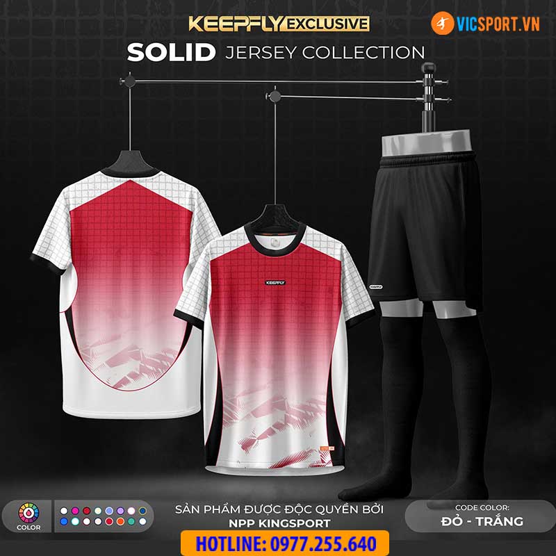 Áo đá banh thiết kế Keepfly Exclusive Solid - Hình ảnh 5